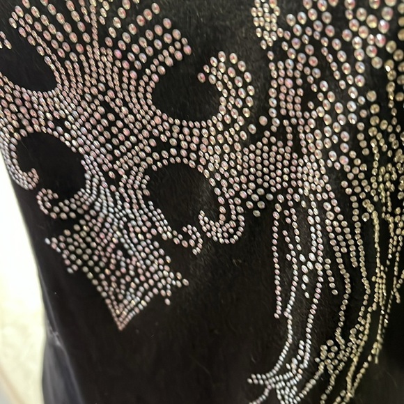 NWT large long sleeve spandex top with cutouts - Picture 5 of 7